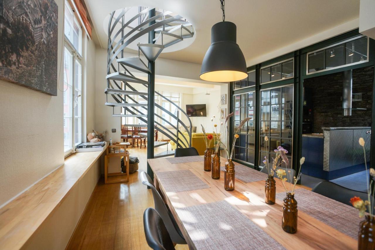 Loft13 Traumhafte Wohnung Mit Terrasse Fuer 8 Gaeste Monschau Exterior photo